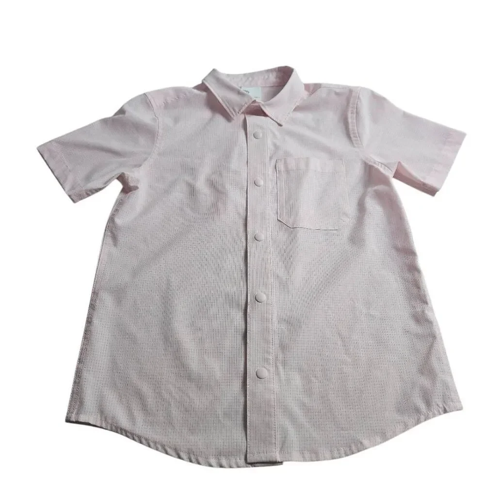 All In Motion Snap down pink shirt S6/7